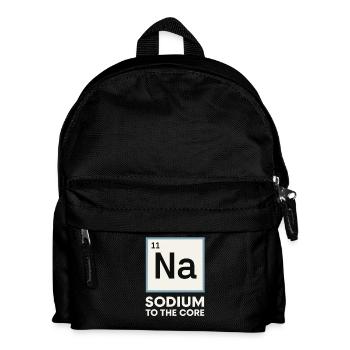 Salt Lover Sodium Dependent Nacl Meme - Kids' Backpack - black - Front