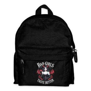 Bad Girls Taste Better! Goth Gothic Emo Baddie - Kids' Backpack - black - Front