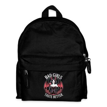 Bad Girls Taste Better! Goth Gothic Emo Baddie - Kids' Backpack - black - Front