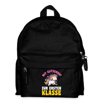 Kindergarten Graduates School Enrollment Horses Schoolchild - Kids' Backpack - black - Front