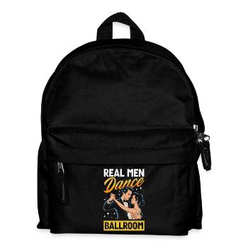 Echte Männer Tanzen Ballroom Gesellschaftstanz - Kinder Rucksack - Schwarz - Vorne