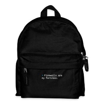 Cybersécurité Info Sec White Hat Hacker Éthique - Sac à dos Enfant - noir - Devant