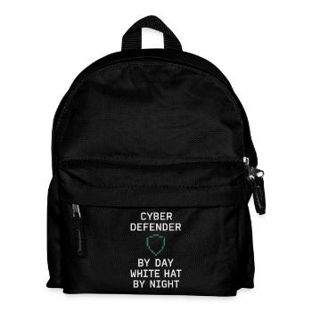 Cybersécurité Info Sec White Hat Hacker Éthique - Sac à dos Enfant - noir - Devant