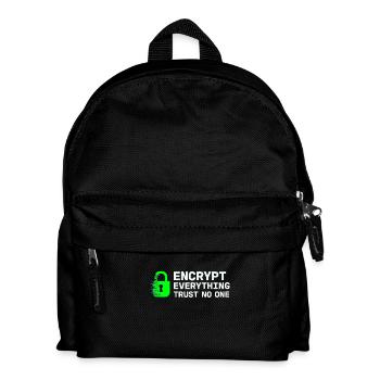 Cybersécurité Info Sec White Hat Hacker Éthique - Sac à dos Enfant - noir - Devant