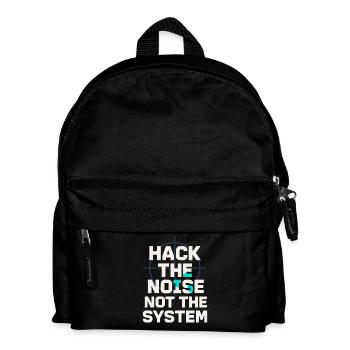 Cybersécurité Info Sec White Hat Hacker Éthique - Sac à dos Enfant - noir - Devant