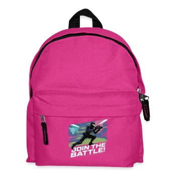 LASER STÜRZE DICH IN DIE SCHLACHT - Kinder Rucksack - Fuchsia - Vorne