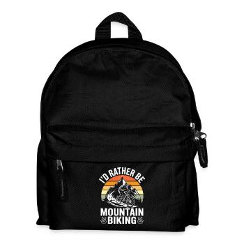 Mountainbike Fahrrad Radsport - Kinder Rucksack - Schwarz - Vorne
