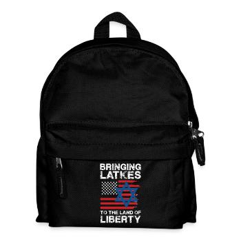 Amener les latkes sur la terre de la liberté – - Sac à dos Enfant - noir - Devant