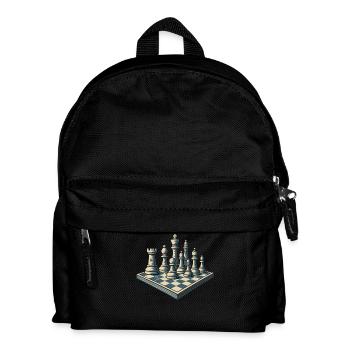 Chess Player Board Game Men Women - Kids' Backpack - black - Front
