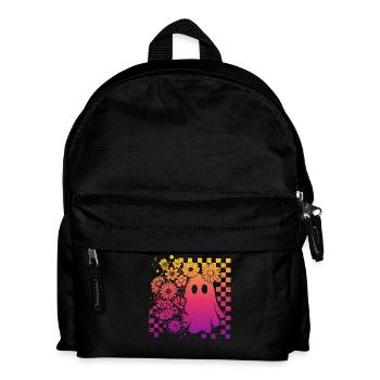 Neon Geist Halloween Geschenk Grusel Party - Kinder Rucksack - Schwarz - Vorne
