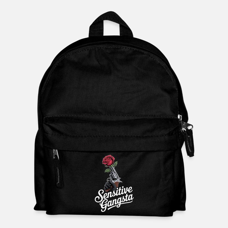 Sensitive Gangsta - Kids' Backpack - black