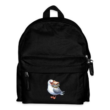 North Sea Baltic Sea Seagull Seagulls Maritime Herring - Kids' Backpack - black - Front