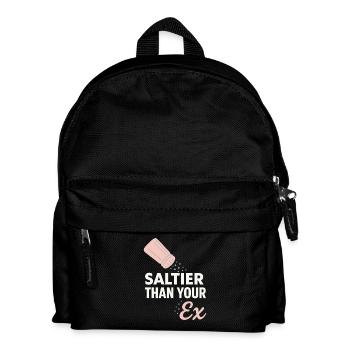 Salt Lover Sodium Dependent Nacl Meme - Kids' Backpack - black - Front