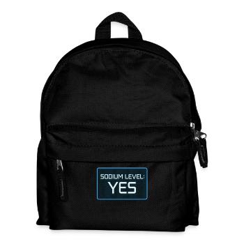 Salzliebhaber Natriumabhängiger Nacl Meme - Kinder Rucksack - Schwarz - Vorne