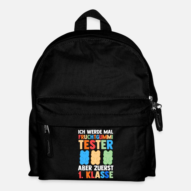 Kita Abgänger Erste Klasse Einschulung Schulkind - Kinder Rucksack - Schwarz