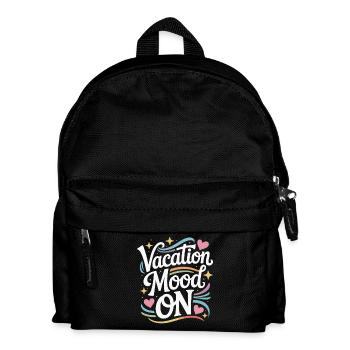 Vacation Mood On Summer Festival Travel Club Vacation - Kids' Backpack - black - Front