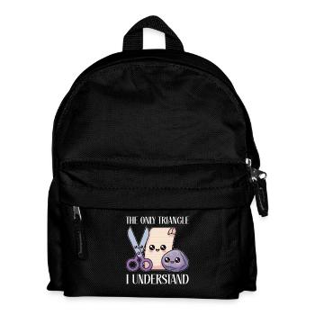 Scissors Stone Paper Game School University - Kids' Backpack - black - Front