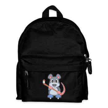 Mouse Hockey Hockey Stick - Kids' Backpack - black - Front
