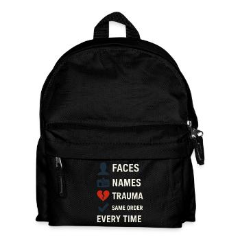 Mémoire Athlète Mnémotechnique Entraînement cérébral Mental - Sac à dos Enfant - noir - Devant