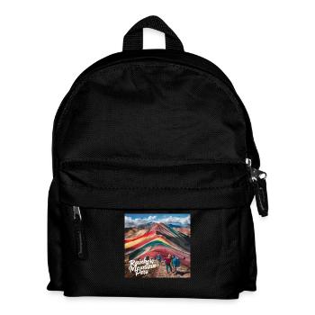 Rainbow Mountain Peru - Kinder Rucksack - Schwarz - Vorne