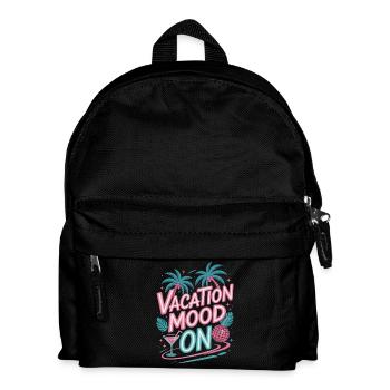 Vacation Mood On Summer Festival Travel Club Vacation - Kids' Backpack - black - Front