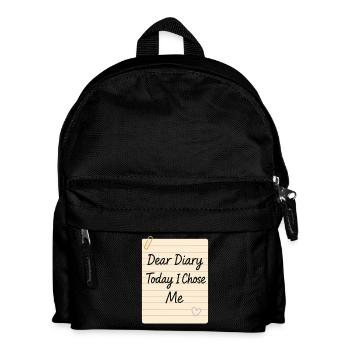 Gratitude Practice Journal Lover Emotional - Kids' Backpack - black - Front