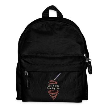 Gratitude Practice Journal Lover Emotional - Kids' Backpack - black - Front
