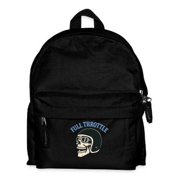 Skull Jet Helm  - Kinder Rucksack - Schwarz - Vorne