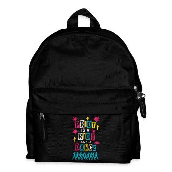 Queer Pride Queer Joy Lgbtq+ Affirmation Trans - Kids' Backpack - black - Front