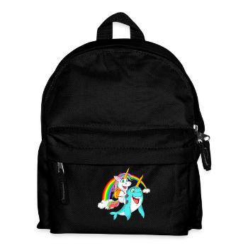 Licorne et Narval Aventure rentrée scolaire - Sac à dos Enfant - noir - Devant
