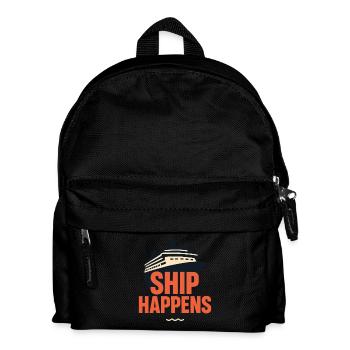 Cruise Addict Lustige Kreuzfahrt Loyalität Ozean - Kinder Rucksack - Schwarz - Vorne