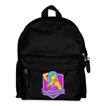 Gelsenkirchen Superstar in pink - Kinder Rucksack - Schwarz - Vorne