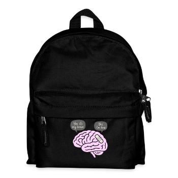Neuro-resilient brain injury survivor - Kids' Backpack - black - Front