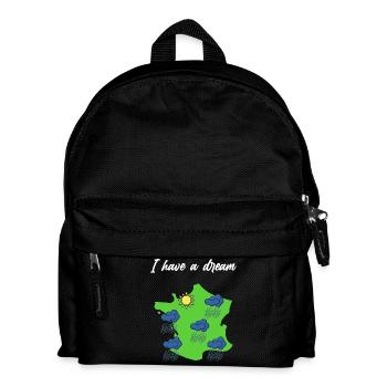 Normandie Sonne Normannische Humor Geschenk - Kinder Rucksack - Schwarz - Vorne