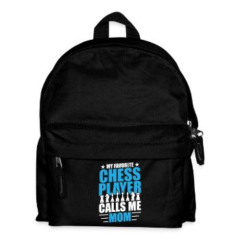 Chess Father Chess Player Dad Kids Son - Kids' Backpack - black - Front