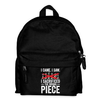 Cool Chess Design - Beginner Pros Chess Game - Kids' Backpack - black - Front