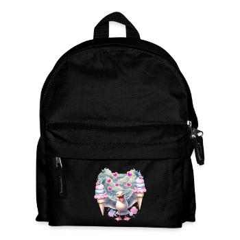 Seagull North Sea Baltic Sea Holiday Children Cream - Kids' Backpack - black - Front
