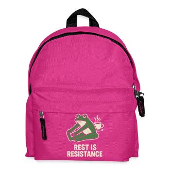Calmness is resistance mindfulness affirmation - Kids' Backpack - fuchsia - Front