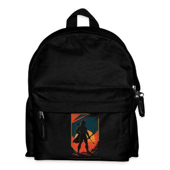 Tir à l’arc Archer Coucher de soleil - Sac à dos Enfant - noir - Devant