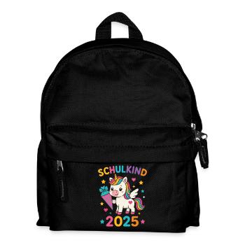 Écolier 2025 Unicorn Cône d’école - Sac à dos Enfant - noir - Devant