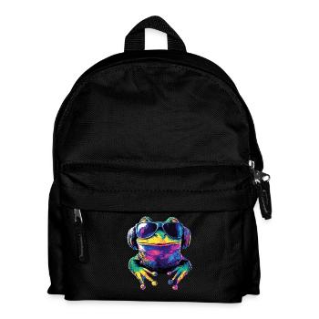 Grenouille Petit Crapaud Grenouille Grenouille Prince Grenouilles - Sac à dos Enfant - noir - Devant