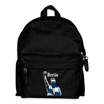 Motif de démonstration berlinois - Sac à dos Enfant - noir - Devant