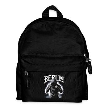 Paysage urbain berlinois de style graffiti - Sac à dos Enfant - noir - Devant