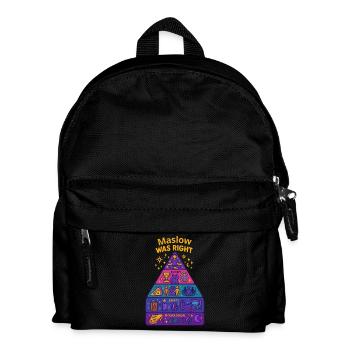 Maslow avait raison - Sac à dos Enfant - noir - Devant