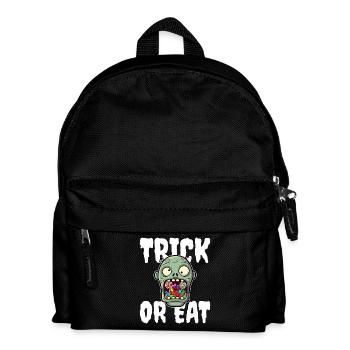 SÜSSES ODER ESSEN - ZOMBIE HALLOWEEN - Kinder Rucksack - Schwarz - Vorne