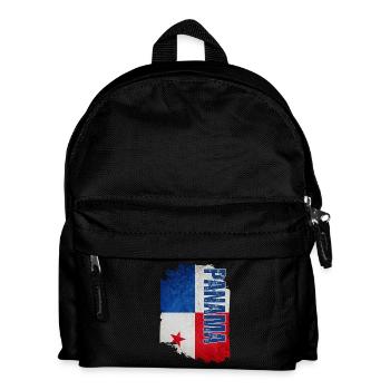 Panamaische Flagge, ich liebe Panama - Kinder Rucksack - Schwarz - Vorne