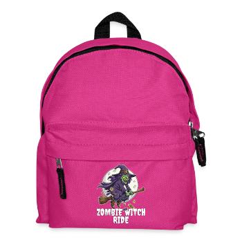 ZOMBIE WITCH RIDE - ZOMBIE HALLOWEEN - Kids' Backpack - fuchsia - Front