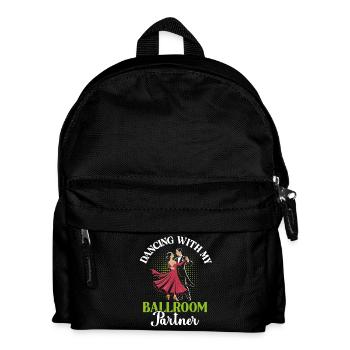Gesellschaftstanz Tanzunterricht Ballroom Partner - Kinder Rucksack - Schwarz - Vorne