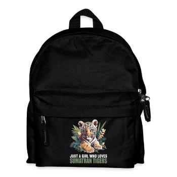 Tigre de Sumatra - Sac à dos Enfant - noir - Devant