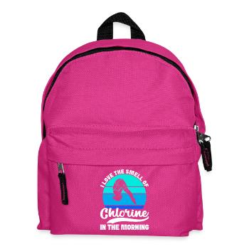 Diving diving board - Kids' Backpack - fuchsia - Front